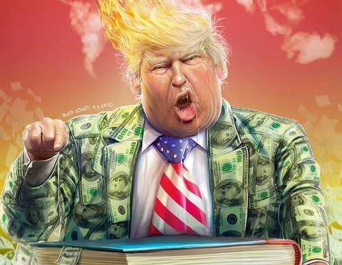 trump by hadi asadi iran