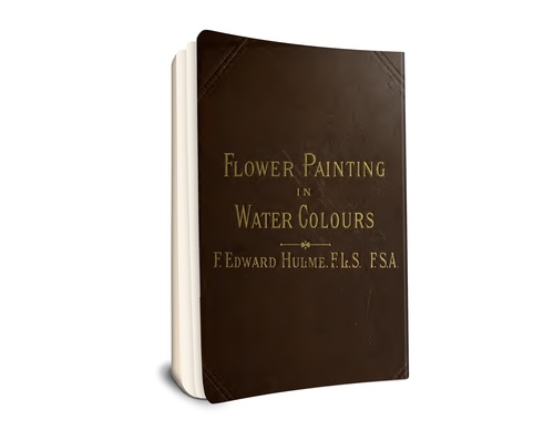 Flower painting in water colours
