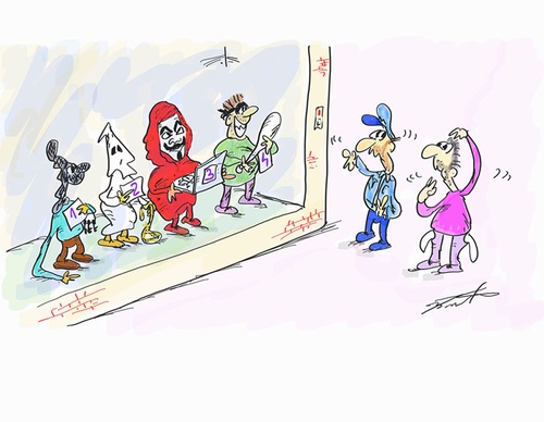 terror online cartoons