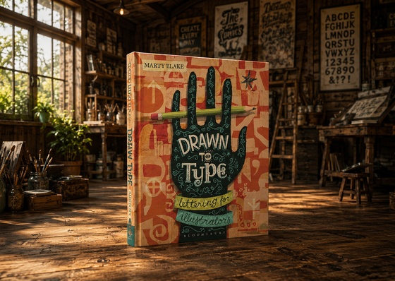 Atraídos por la tipografía: Rotulación para ilustradores por Marty Blake
