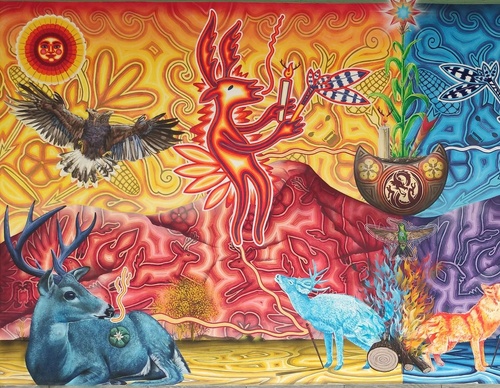 Galería de arte callejero de Nashi Bime - México