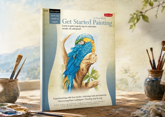 Get Started Painting: Explore Acrylic, Oil, Pastel, and Watercolor