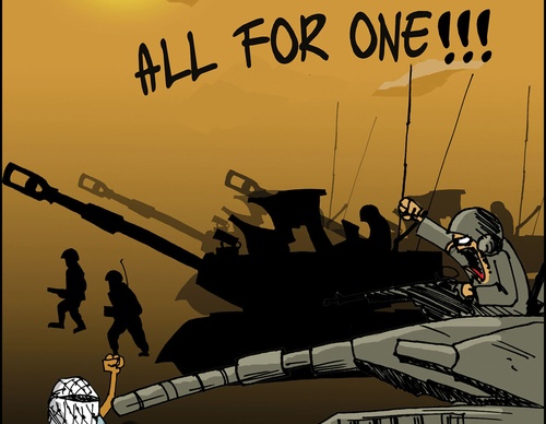 Galería de caricaturas sobre el genocidio de Gaza