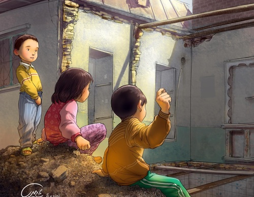 Gallery of illustration by Ali Miri-Iran