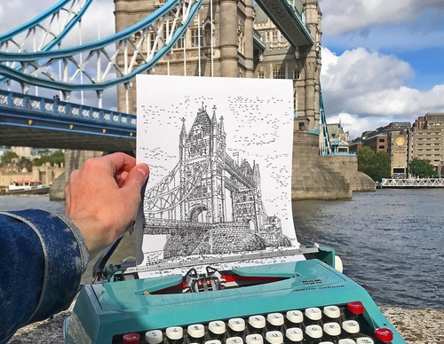 Gallery Of Typewriter Art By James Cook - United Kingdom