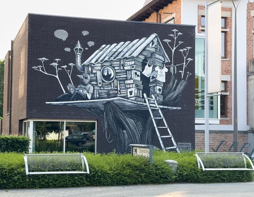 Galería de arte callejero de Gijs Vanhee - Bélgica