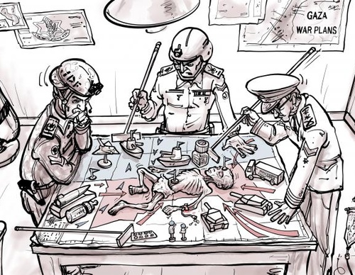 ¡Planes de guerra en Gaza!