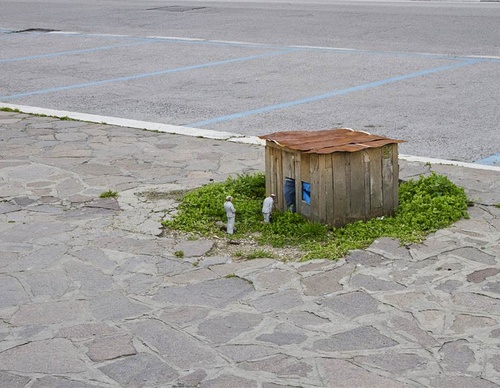 Gallery of Sculpture & Modern art by Isaac Cordal-Spain