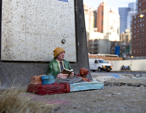 Gallery of Sculpture & Modern art by Isaac Cordal-Spain