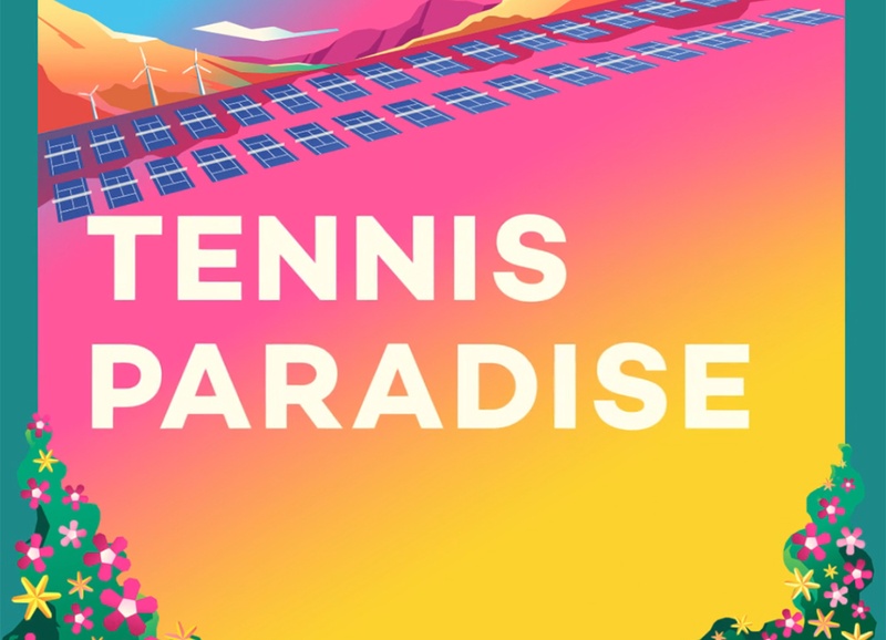 Tennis Paradise | Motion Illustration by Dan Matutina from Philippines