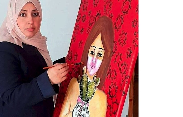 Heba Zagout: artista palestina asesinada en Gaza