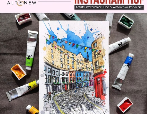 Galeria de pinturas em aquarela de Kalliopi C - Escócia