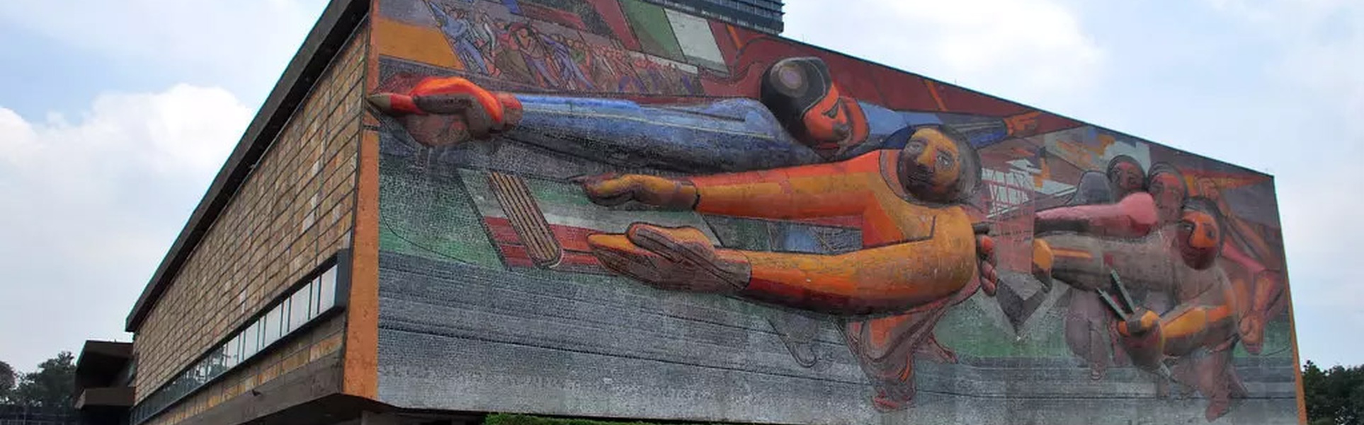 Gallery of mural painting by David Alfaro Siqueiros -  Mexico