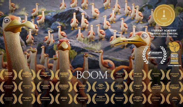 Curta-metragem de animação BOOM,Melhor curta de animação 2024