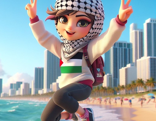 Galeria de ilustrações para Gaza, de Saleh Atia - Palestina
