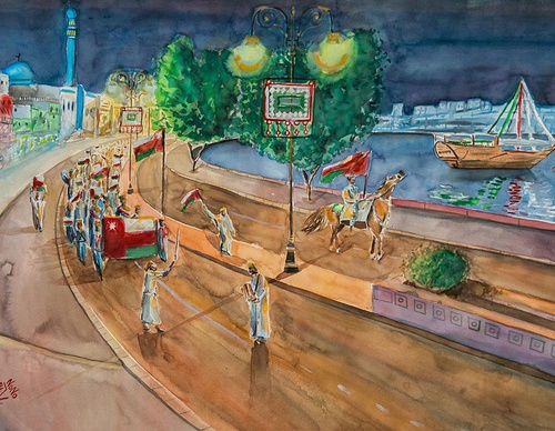 Galería de ilustraciones de Amjed Alsiyabi - Omán
