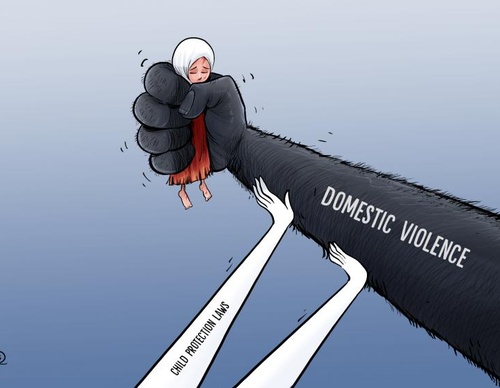 Domestic violence against children...