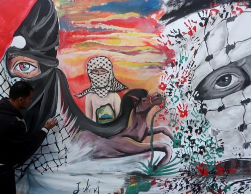 The art of resistance for the Palestinian people
