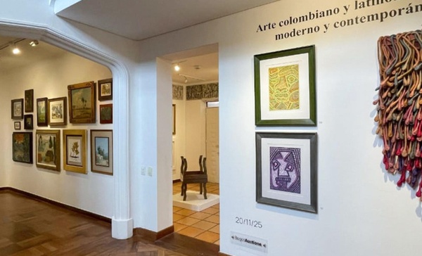 An auction in Bogotá