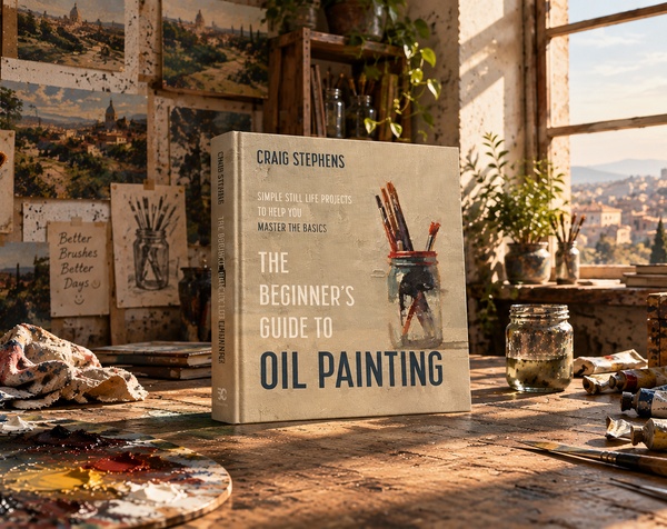 The Beginner’s Guide to Oil Painting: Simple Still Life Projects to Help You Master the Basics by Craig Stephens