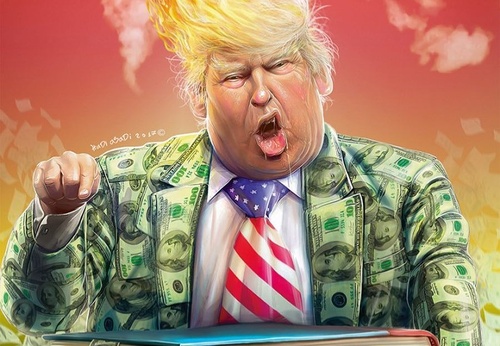 Gallery of International Cartoons & Caricatures About Trump