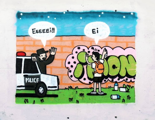 Gallery Of Street Art By Imon - Spain
