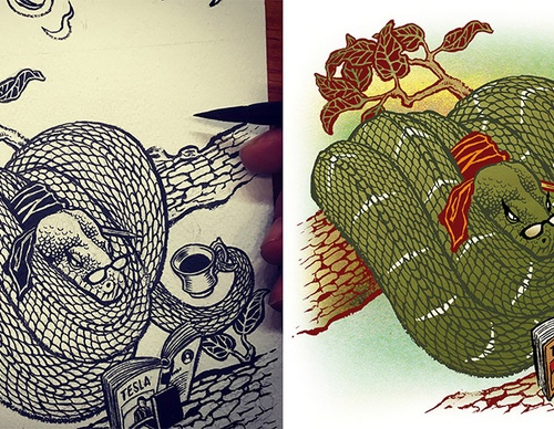 Gallery of Illustration & Graphic Works by Javier Medellin Puyou – Mexico