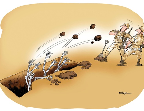 Gallery of cartoon about Gaza Genocide's