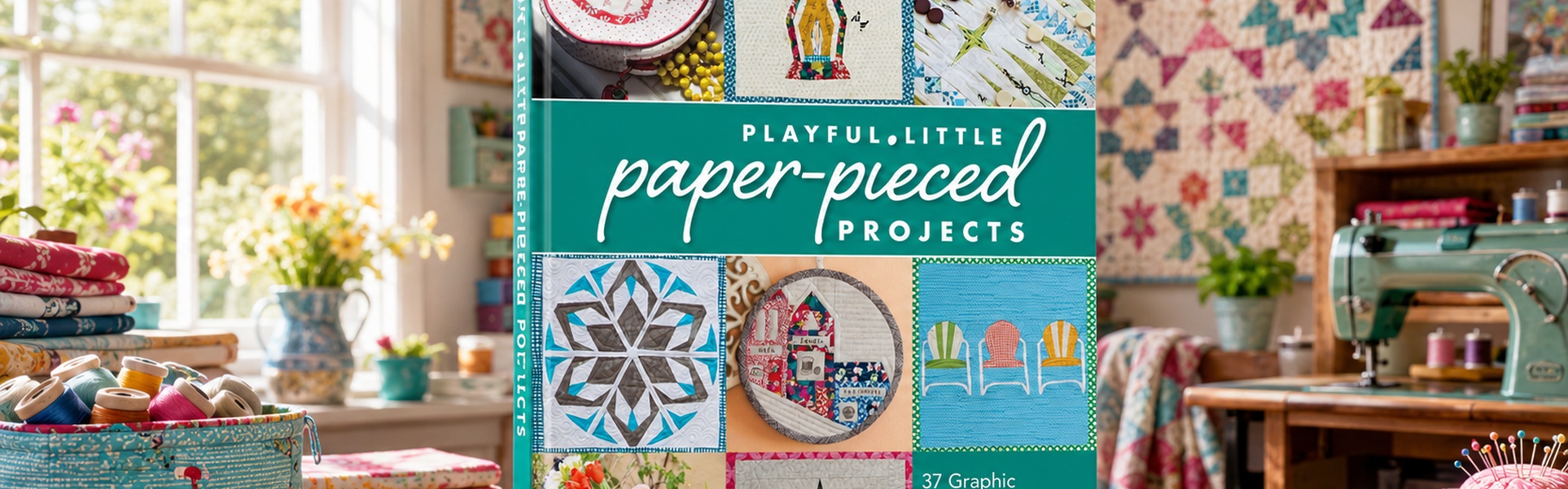 Playful Little Paper-Pieced Projects: 37 Graphic Designs and Tips from Top Modern Quilters by Tacha Bruecher