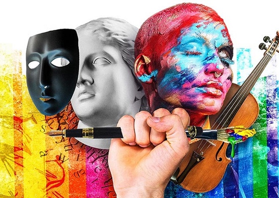Art is a way to express feelings in different ways