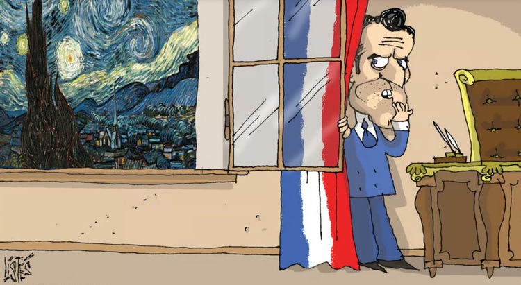 de Van Gogh y Macron