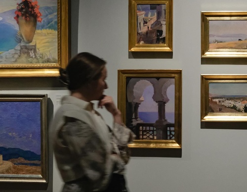 Galería de obras de arte en el museo nacional de varsovia