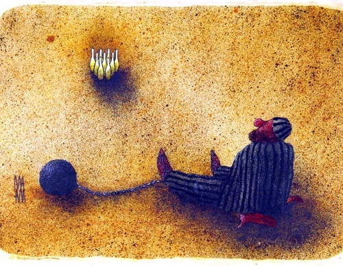 Galería de obras de humor de Majid Amini- Irán