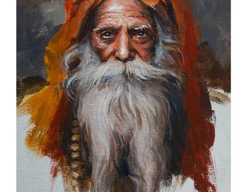 Gallery Of Watercolor Painting By Sikander Singh - India