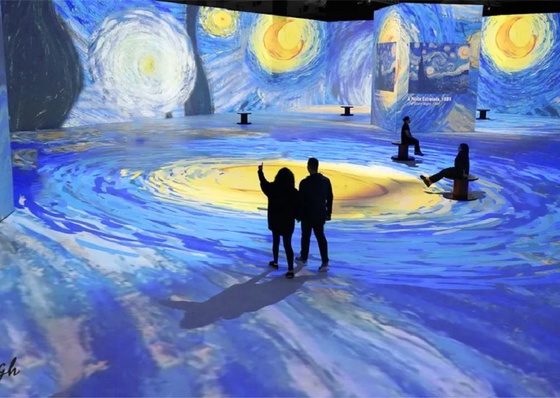 Exposição “Van Gogh Live 8K” em São Paulo