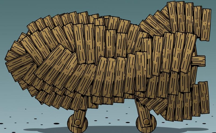 Trojan horse Do not let it in...