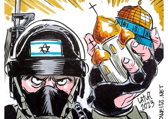 Galería de caricaturas de Carlos Latuff-Brasil