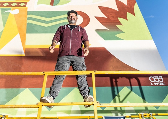 Oscar “Odd” Diodoro | Mural de 120 m² em Bolzano, Itália