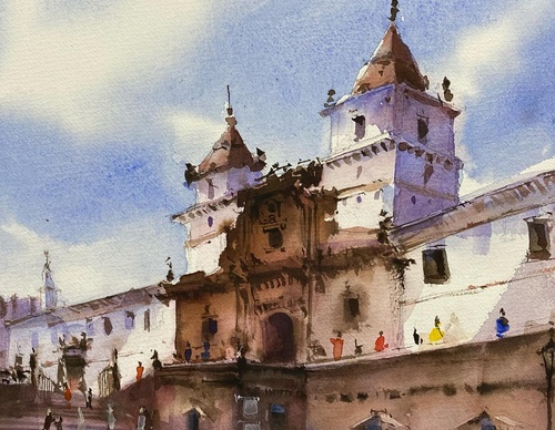 Galeria de pinturas em aquarela de Tere Lojero – México