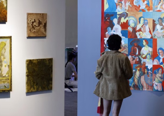 último dia da Feira de Arte de Bogotá