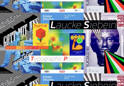 Gallery of Typographic Posters by Laucke Siebein Studio – Berlin, Germany & Amsterdam, Netherlands