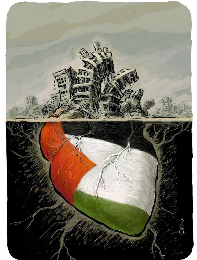 Cartoonist Quinho Wins Award in Turkey with Cartoon on Gaza