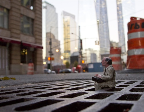 Gallery of Sculpture & Modern art by Isaac Cordal-Spain