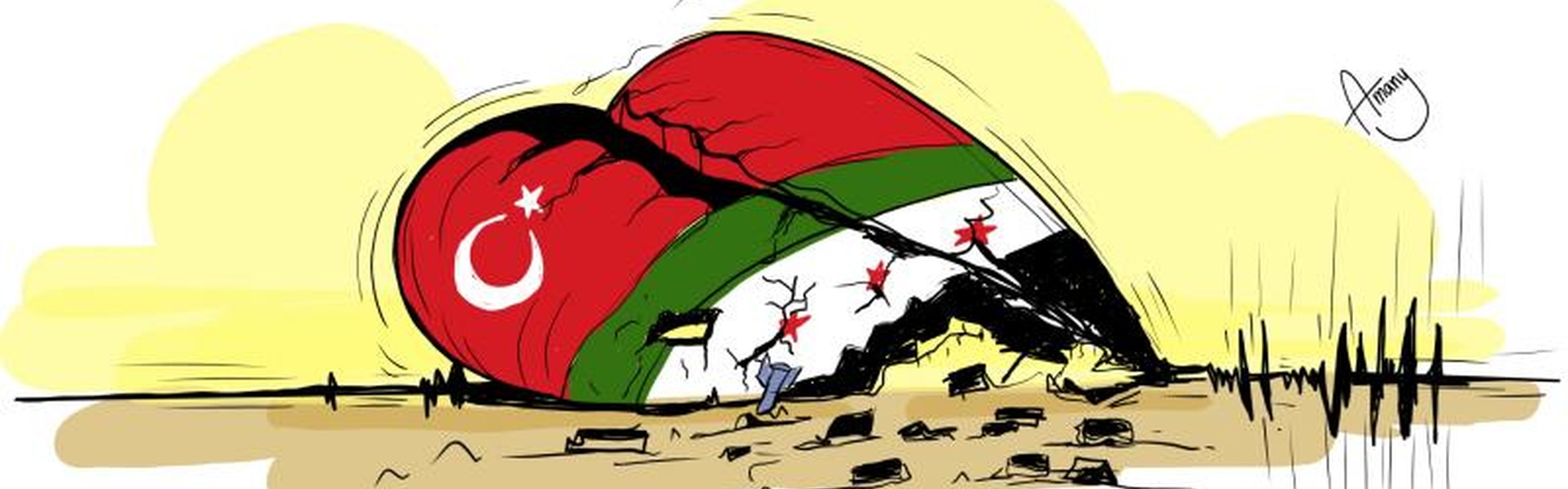 Galería de dibujos humorísticos de Amany Alali - Siria