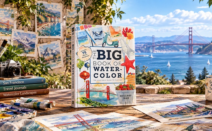The Big Book of Watercolor: The Must-Have Guide to Painting by Mallery Jane