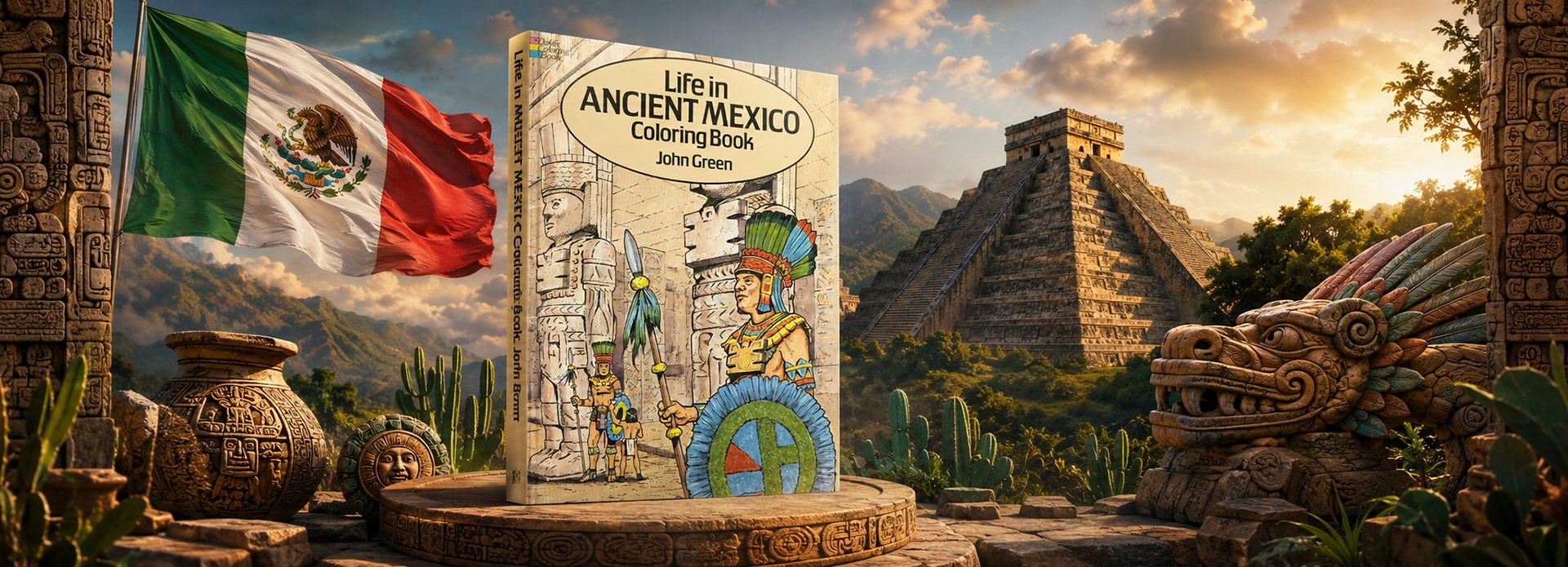 Life in Ancient Mexico | Coloring Book