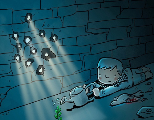 holocide cartoon