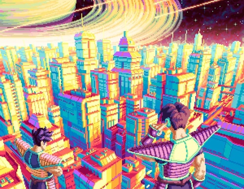 Galería De Ilustración Del Abuelo RetroWave - México