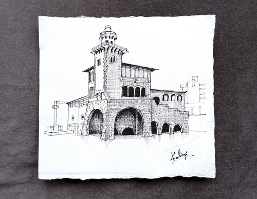 Galeria de pinturas em aquarela de Kalliopi C - Escócia