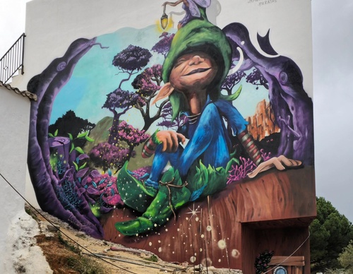 Galería de arte callejero de Nauni - España